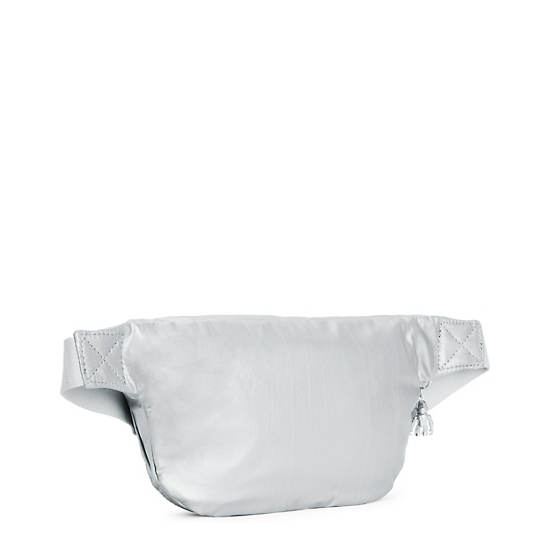 Kipling Yasemina Extra Large Metallic Midjeväska Silver | SE 2199OK